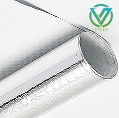 Main image of waterproof VMPET-laminated woven fabric, vapor & heat barrier substrate for floor thermal insulation underlayment