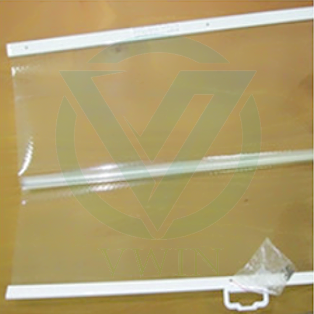 Durable Self Coiling Breathable Transparent Night Blind for Freezer