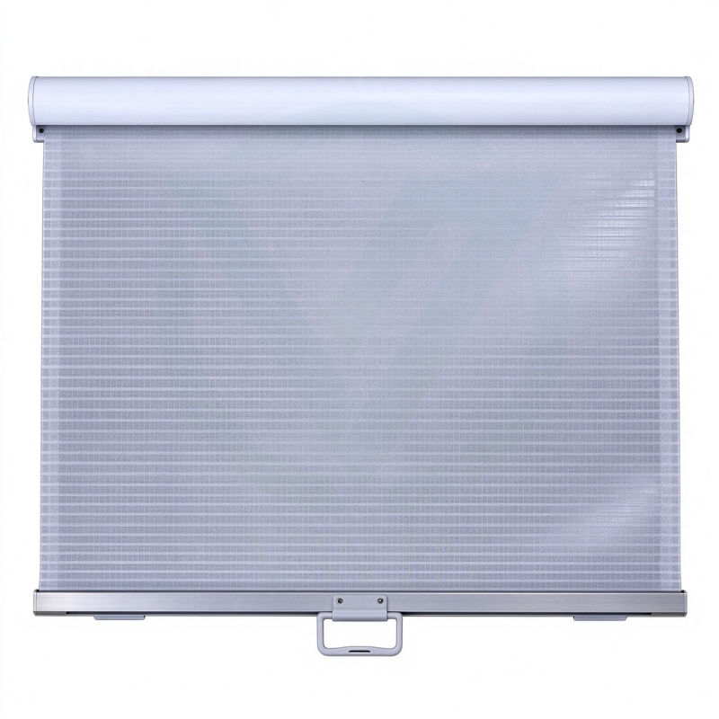 Anti-mold durable semi-automatic night blind for commercial refrigerator, energy saving curtain