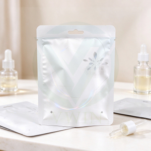 Lightproof opaque PET/AL/PE aluminum foil film for cosmetic mask packaging pouch