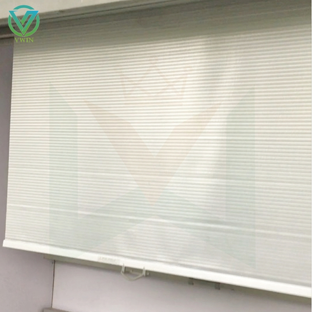 Automatic no‑punch aluminum‑plastic composite night cover for supermarket display showcase, main product view