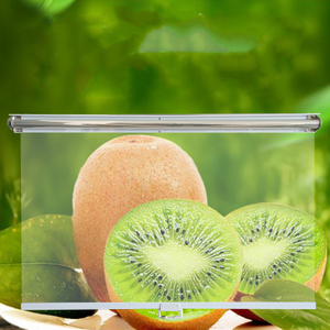 Perforated energy‑saving night cover for display case, ventilated design for fruit fresh‑keeping