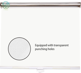 Breathable plastic night blind for refrigerating cabinet, structural diagram of retail fridge night cover