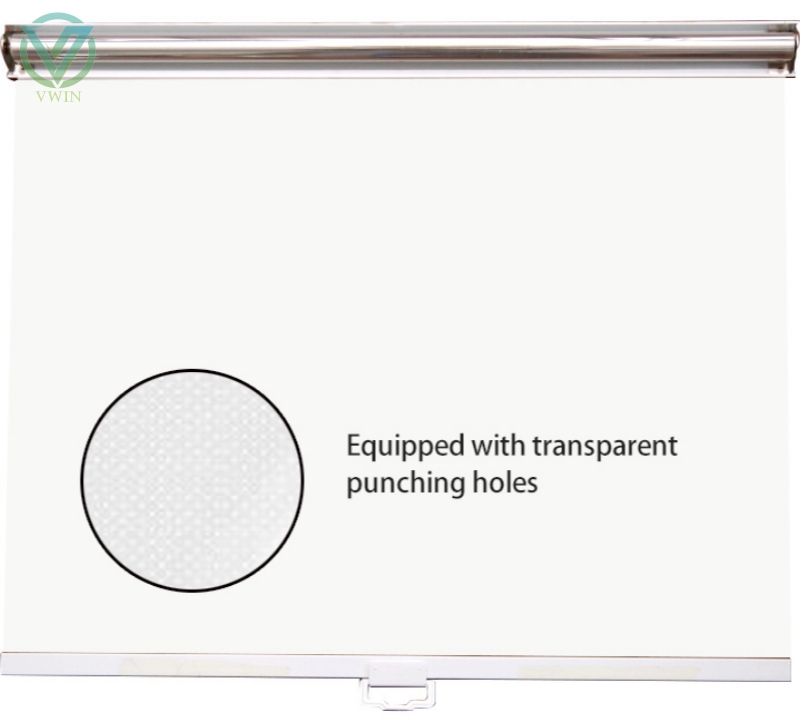 Breathable plastic night blind for refrigerating cabinet, structural diagram of retail fridge night cover