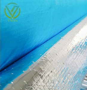 Breathable flame-retardant blue woven alu foil, Australia tested light duty house wrap insulation