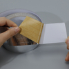 Hand-tear kraft liner close-up of 3-way metallised foil tape, strong hot melt adhesion for fast insulation lapping