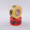 Combo of wide red warning tape & narrow yellow warning tape, multiple sizes for municipal & construction cable burying projects