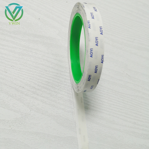 Main shot of custom printed double sided tape for gift packaging, transparent tape with custom logo print for gift box & carton residue-free mounting