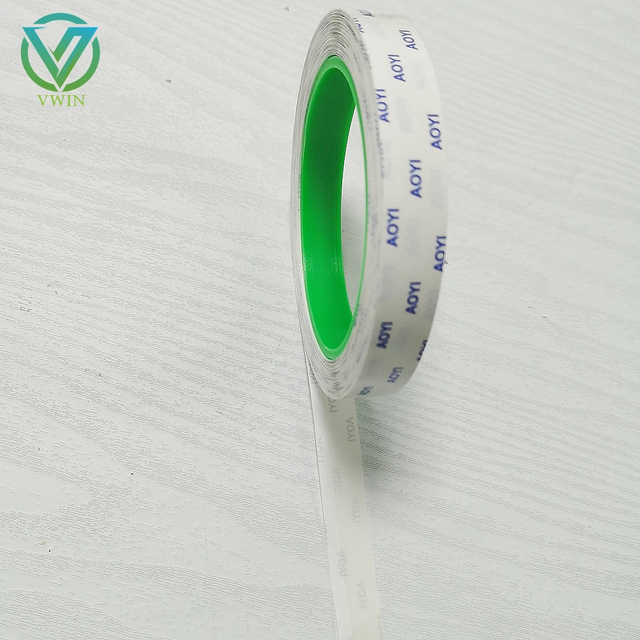 Main shot of custom printed double sided tape for gift packaging, transparent tape with custom logo print for gift box & carton residue-free mounting