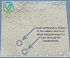 Uniform micro-perforation design, vapour permeable while blocking radiant heat, balance attic humidity to avoid mildew