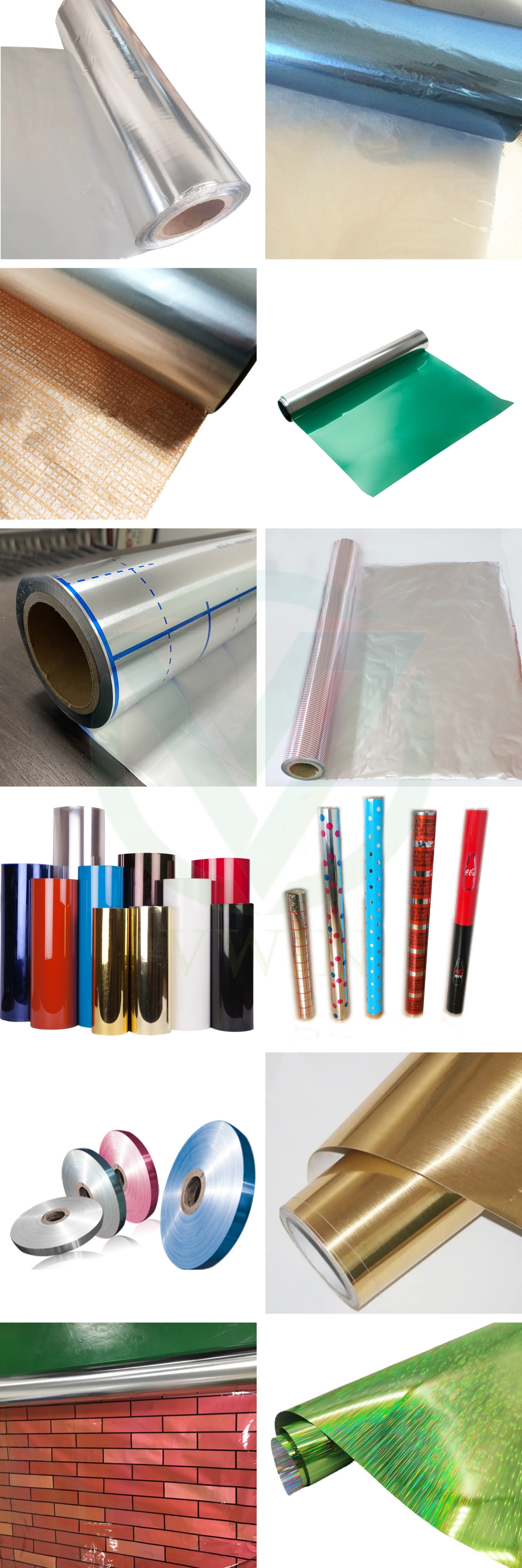 Various aluminum plastic composite films, barrier packaging materials
