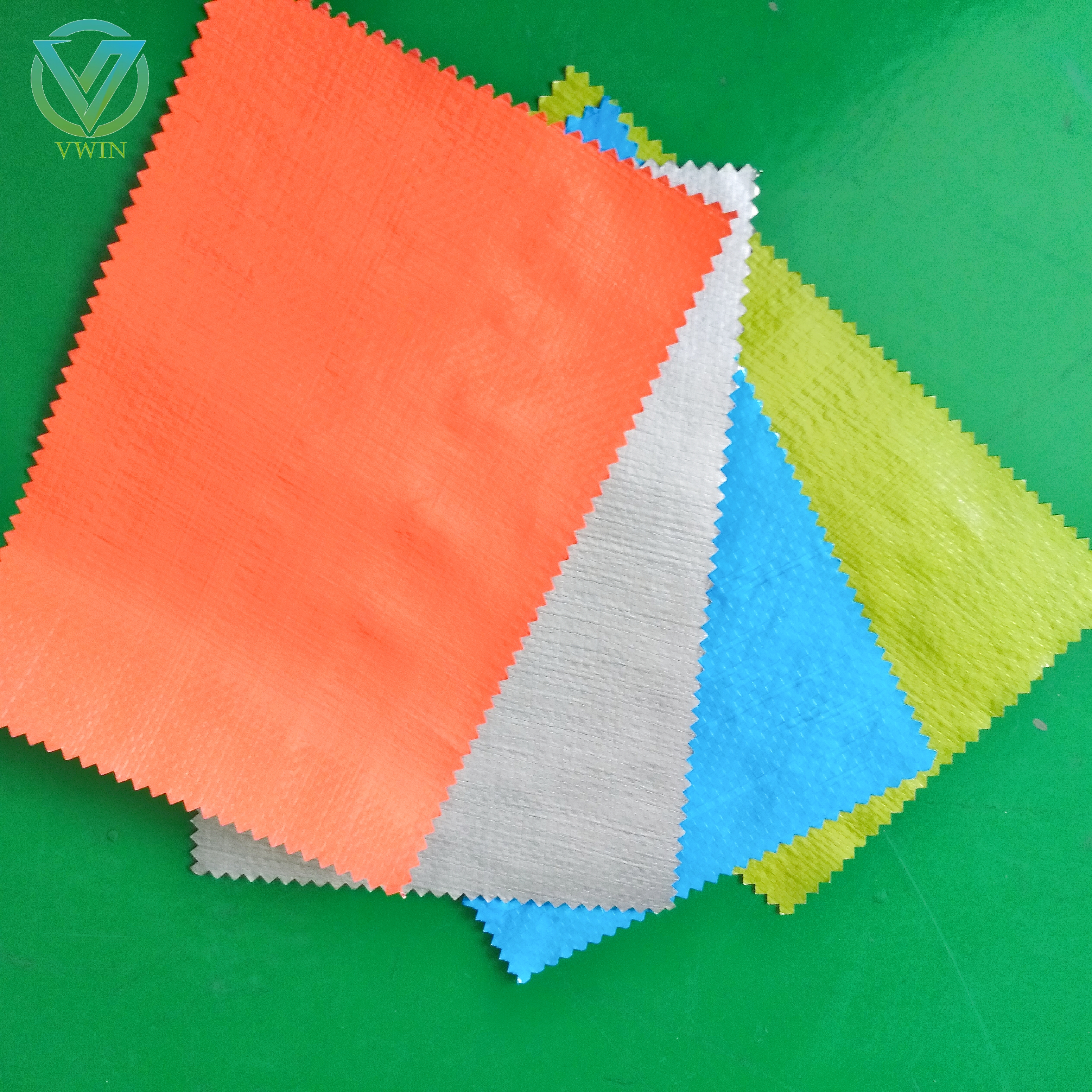 Main image of multi-color PE-laminated woven fabric, various colors for heavy-duty truck & construction tarpaulin manufacturing