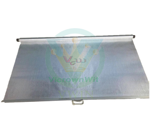 Anti-condension Breathable Silver Night Curtain for Horizontal Display Cabinet