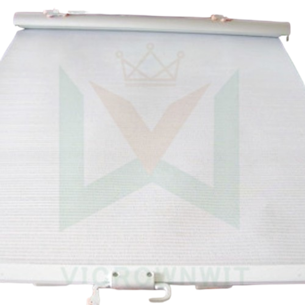 Customized non‑punch perforated night blind for refrigerator, VWIN commercial freezer night curtain