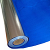 Single-sided dark blue fire retardent woven foil, high tensile for large building wall projects
