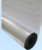 Wide full roll aluminum foil woven laminate, flexible conformable material for mass HVAC straight & elbow pipeline insulation cutting