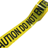 Long yellow warning tape printed DO NOT ENTER, high tensile strength for gas plant fencing & underground pipeline pre-burial warning