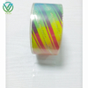 Main shot of linerless printed clear BOPP tape, no release liner for fast packing, color printed carton sealing tape for logistics express parcels