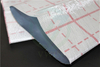 Red grid printed foil fiberglass, high barrier & weather resistant for exterior wall boards