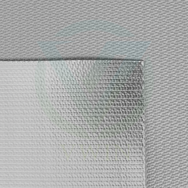 Main image of non-combustible double-aluminum-foil fiberglass cloth for auto thermal insulation