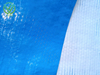 Main image of fire-resistant blue-coated woven fabric, two-tone blue-white substrate for roof sarking insulation foil lamination