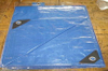 Outdoor ground mat of PE coated waterproof woven fabric, water barrier mat for camping & temporary cargo cover