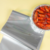 Aluminum foil covering a plate of steak on a dining table, illustrating its use for keeping food warm and fresh during meals.
