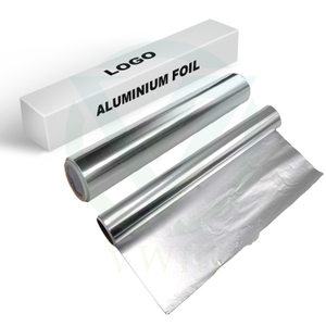 Eco-friendly Recyclable Kitchen Aluminum Foil Using White Box with Printed Design Packaging for Daily Food Packaging