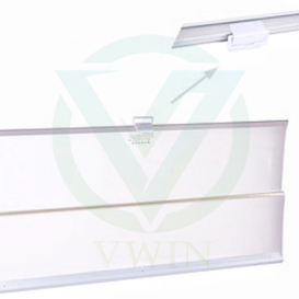 Durable Self Coiling Breathable Transparent Night Blind for Freezer