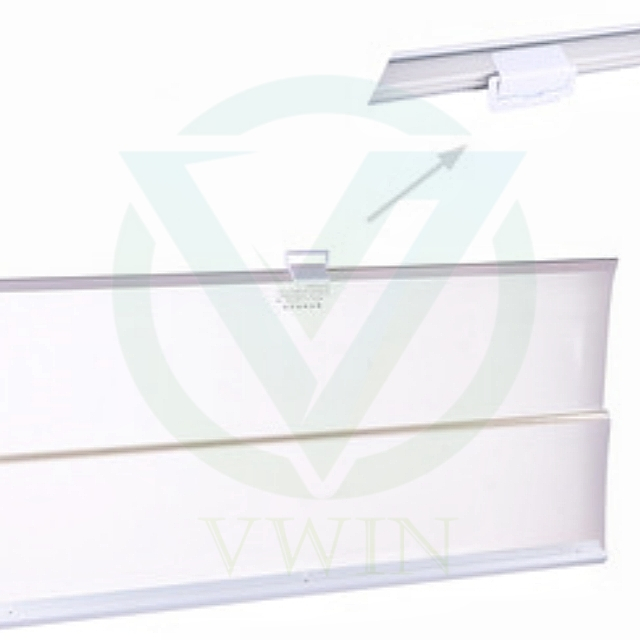 Durable Self Coiling Breathable Transparent Night Blind for Freezer