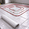 Printed reinforced PP woven fabric coated PP, for radiant floor heating insulation