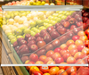 Ventilated perforated energy‑saving night cover for fruit supermarket display showcase