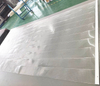 Material close‑up of perforated low‑maintenance durable plastic night cover for commercial showcase