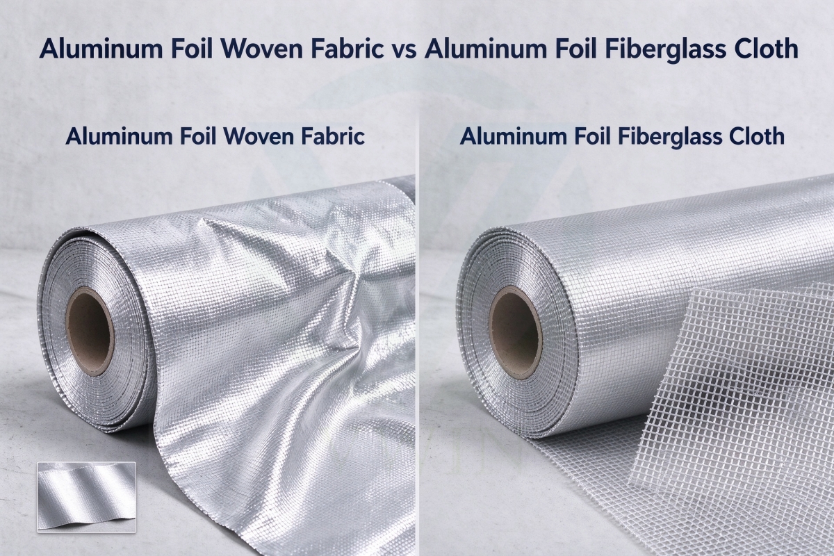 Aluminum Foil Woven Fabric Vs Aluminum Foil Fiberglass Cloth: A Complete Guide To Core Differences And Selection