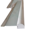 Non‑punch perforated night blind accessory parts, aluminum profile and fabric roll close‑up