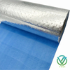Perforated fire resistant heavy duty blue woven foil, AWTA certified wall wrap vapour insulation