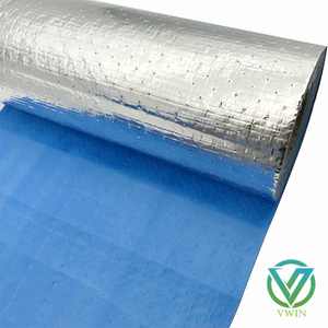 Perforated fire resistant heavy duty blue woven foil, AWTA certified wall wrap vapour insulation