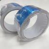 Two rolls FSK fireproof foil tape with blue protective film, fiberglass reinforced tear resistant for outdoor insulation construction