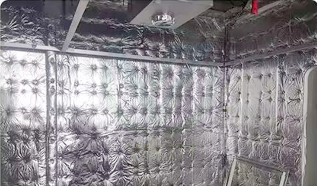 Main image of heavy-duty aluminum foil fiberglass cloth for ship noise reduction & acoustic insulation