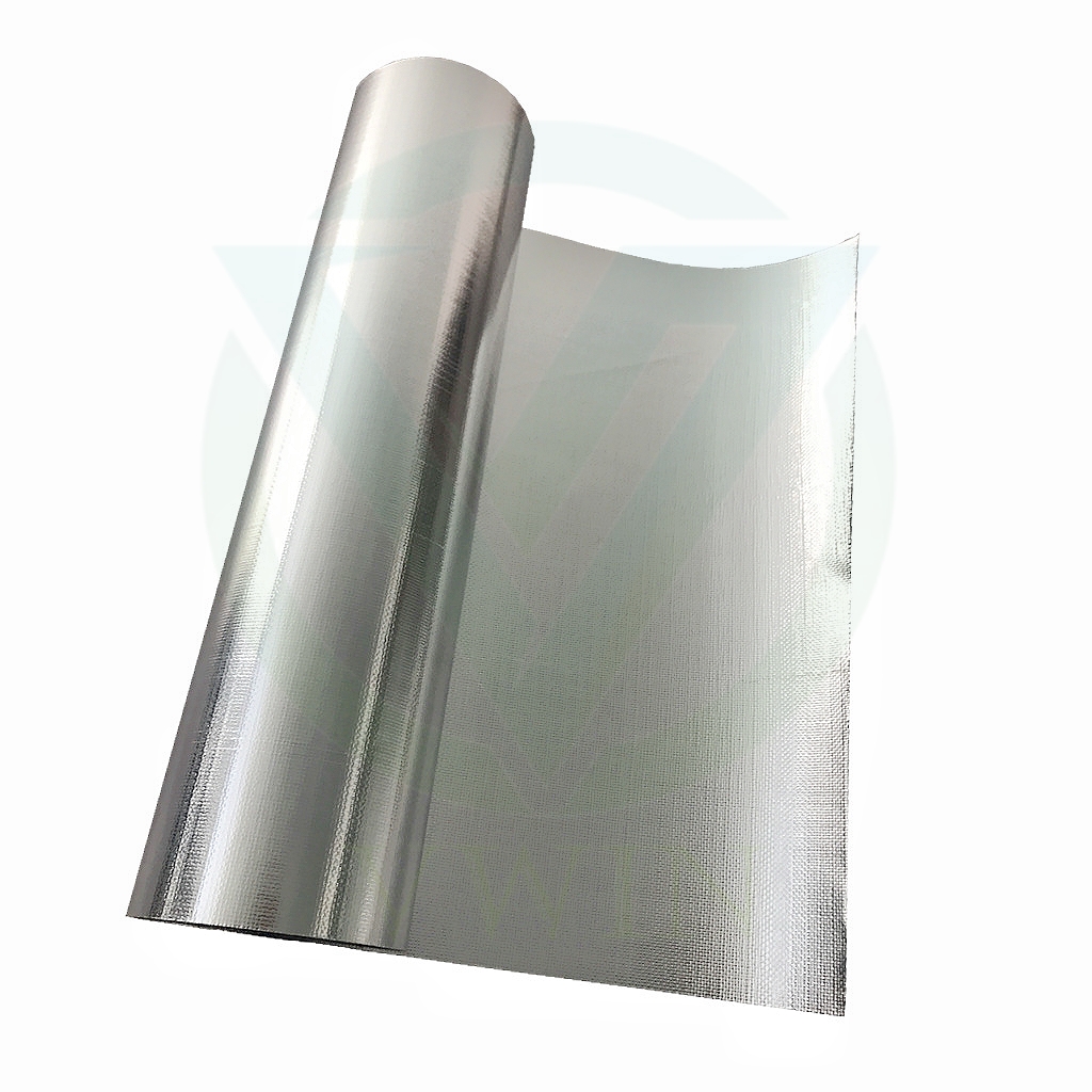 Main image of double-sided flame-retardant high-insulation foil fiberglass for HVAC duct wrapping