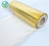Main image of gold aluminum-film-coated woven fabric, heat reflective vapor barrier substrate for building bubble insulation lamination