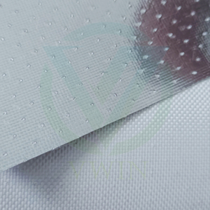 Close-up of Perforated Aluminum Foil Laminated Fiberglass Cloth