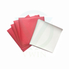 Stacked red and white square aluminum foil sheets, thick material, oil-proof