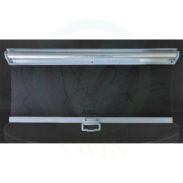 Micro-Perforated Energy-Efficient Moisture-Control Plastic Night Blind for Commercial Ice Box Displays