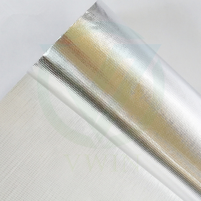 Flame Retardent Glass Fibre Cloth Laminate Aluminum Foil As Roof Insulation Materials