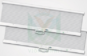 White Night Curtain – Aluminum + PET Material