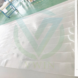 Dustproof Breathable Plastic Thin Strip Blind for Display Cabinet