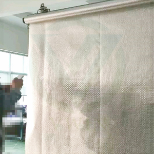 Solid silver automatic night curtain for refrigerator, energy saving roller shade for supermarket open chiller