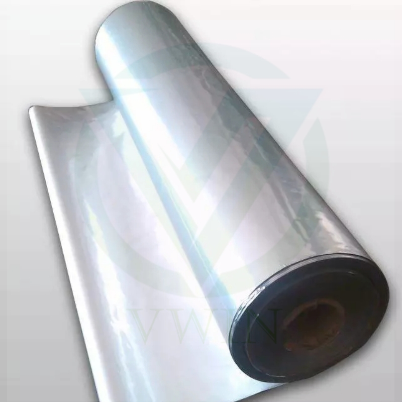 Reflective PET PE laminated foam aluminum foil roll, heat insulation composite foil with foam layer