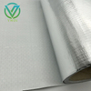 Main image of aluminum foil PE laminated woven fabric, PE vapor barrier + heat reflective foil roll for wall & roof building thermal insulation